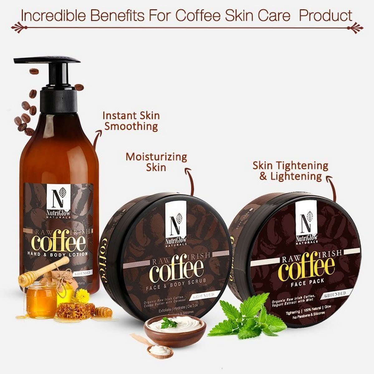 Nutriglow Coffee Deep Exfoliation Kit (700 gm)