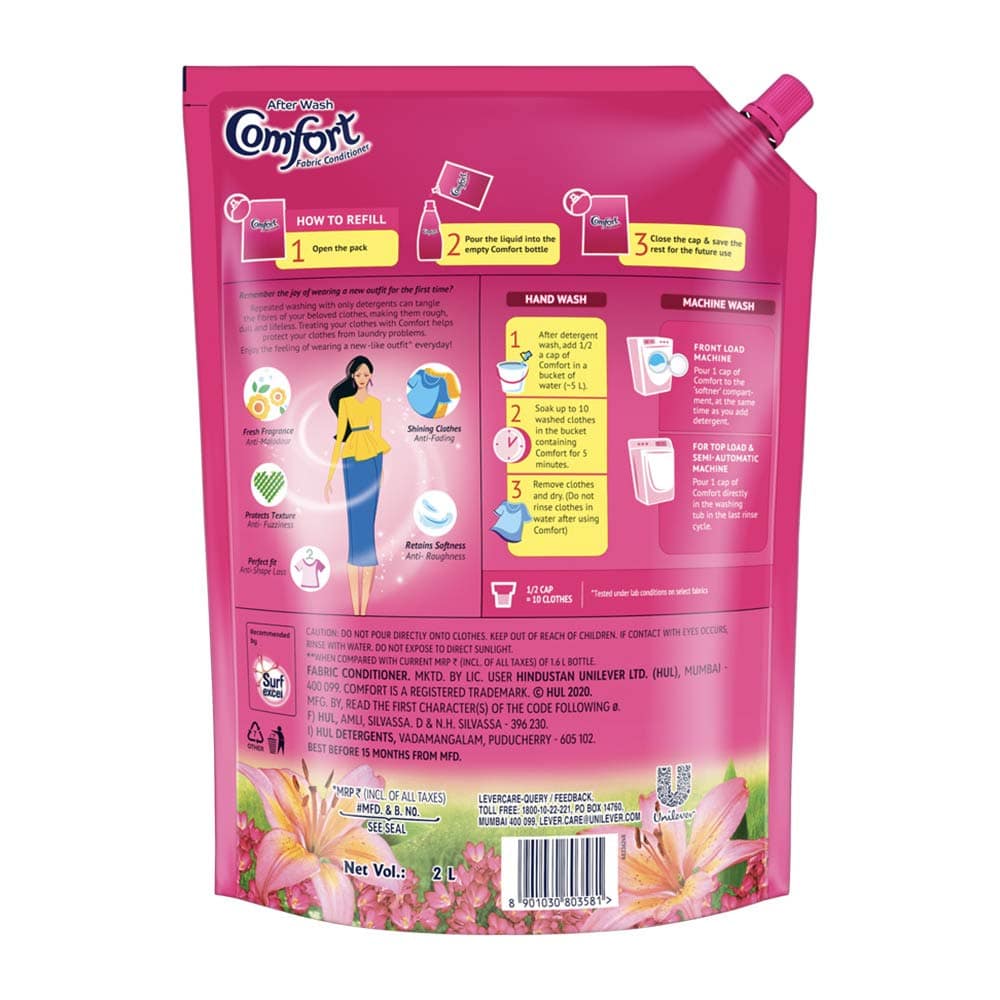 Comfort Fabric Conditioner Refill Pouch (2 l)