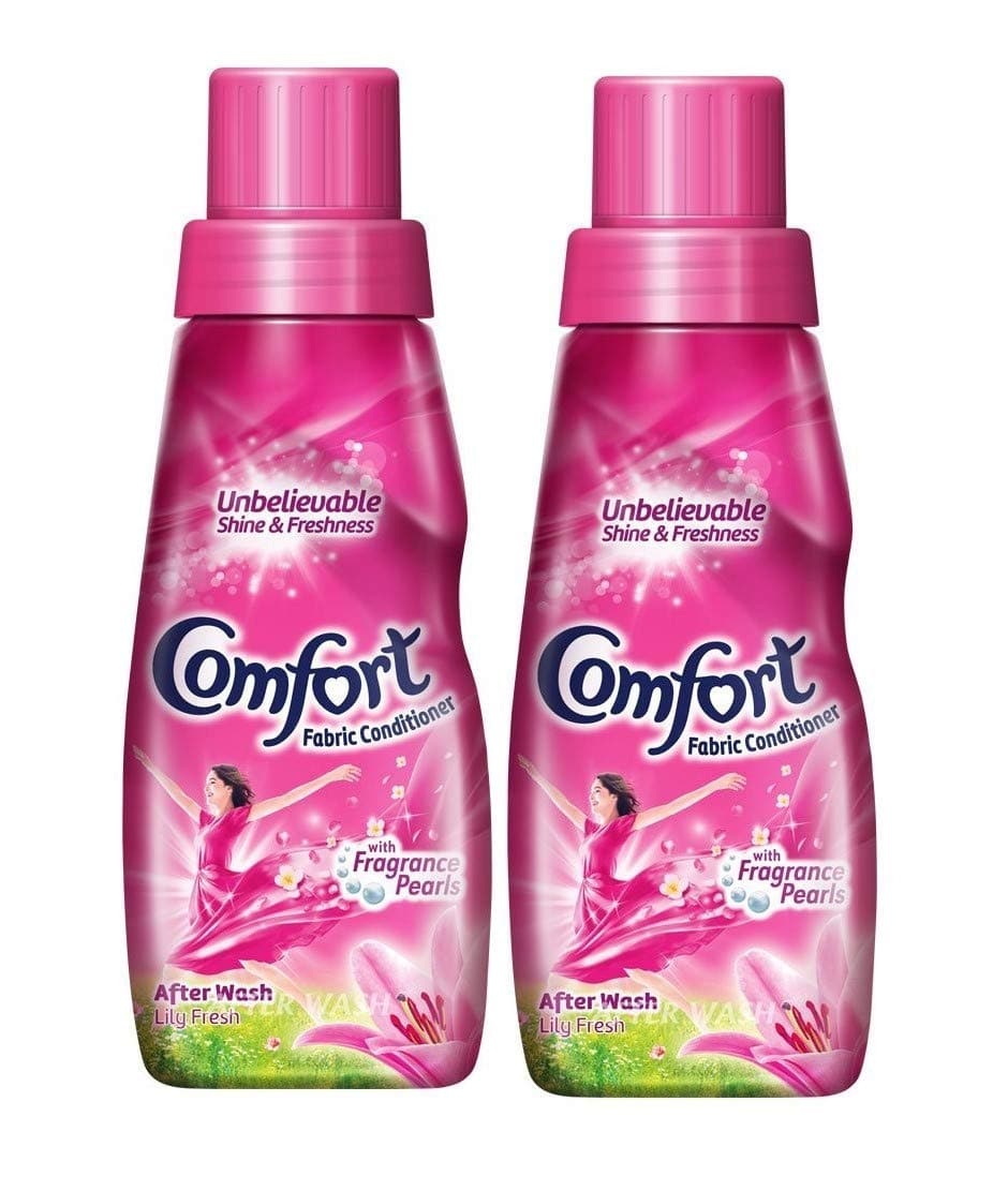 Comfort Lily Fresh Fabric Conditioner Pack Of 2 (220 ml)