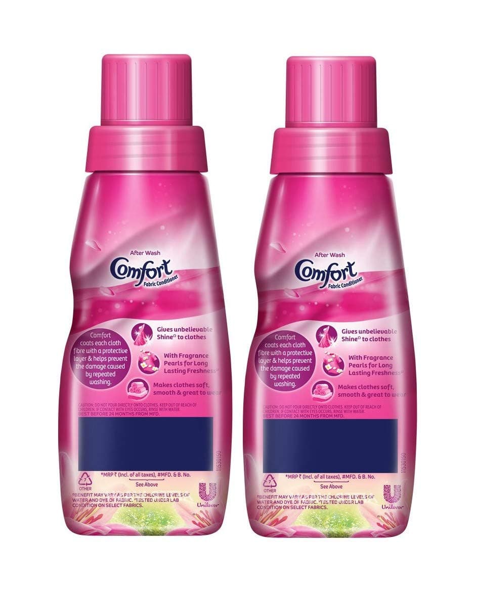 Comfort Lily Fresh Fabric Conditioner Pack Of 2 (220 ml)