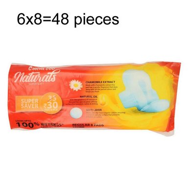 Coochie Coo Naturals Super Soft Sanitary Pad (48 Pieces)