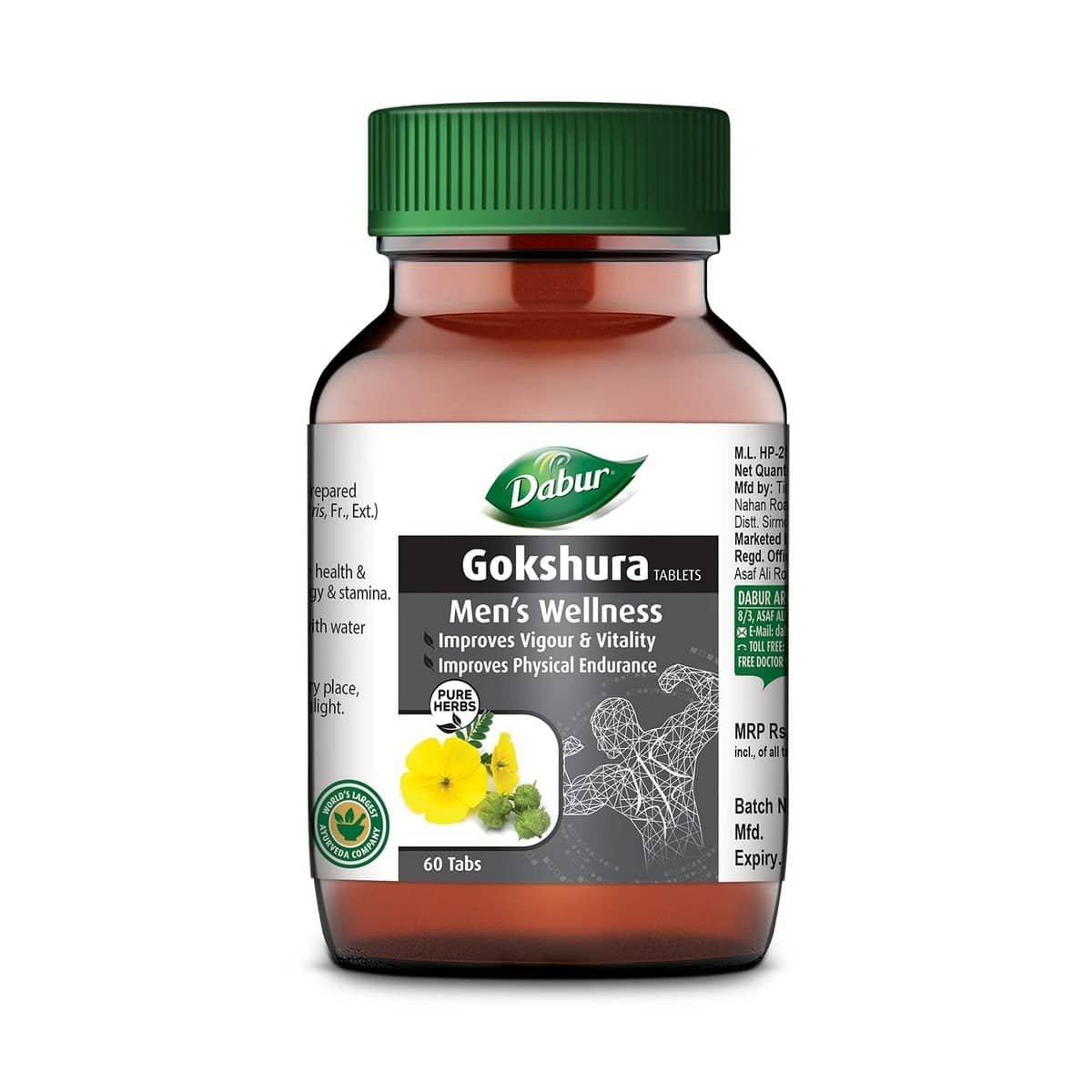 Dabur Gokshura Tablets (60 Tablets)