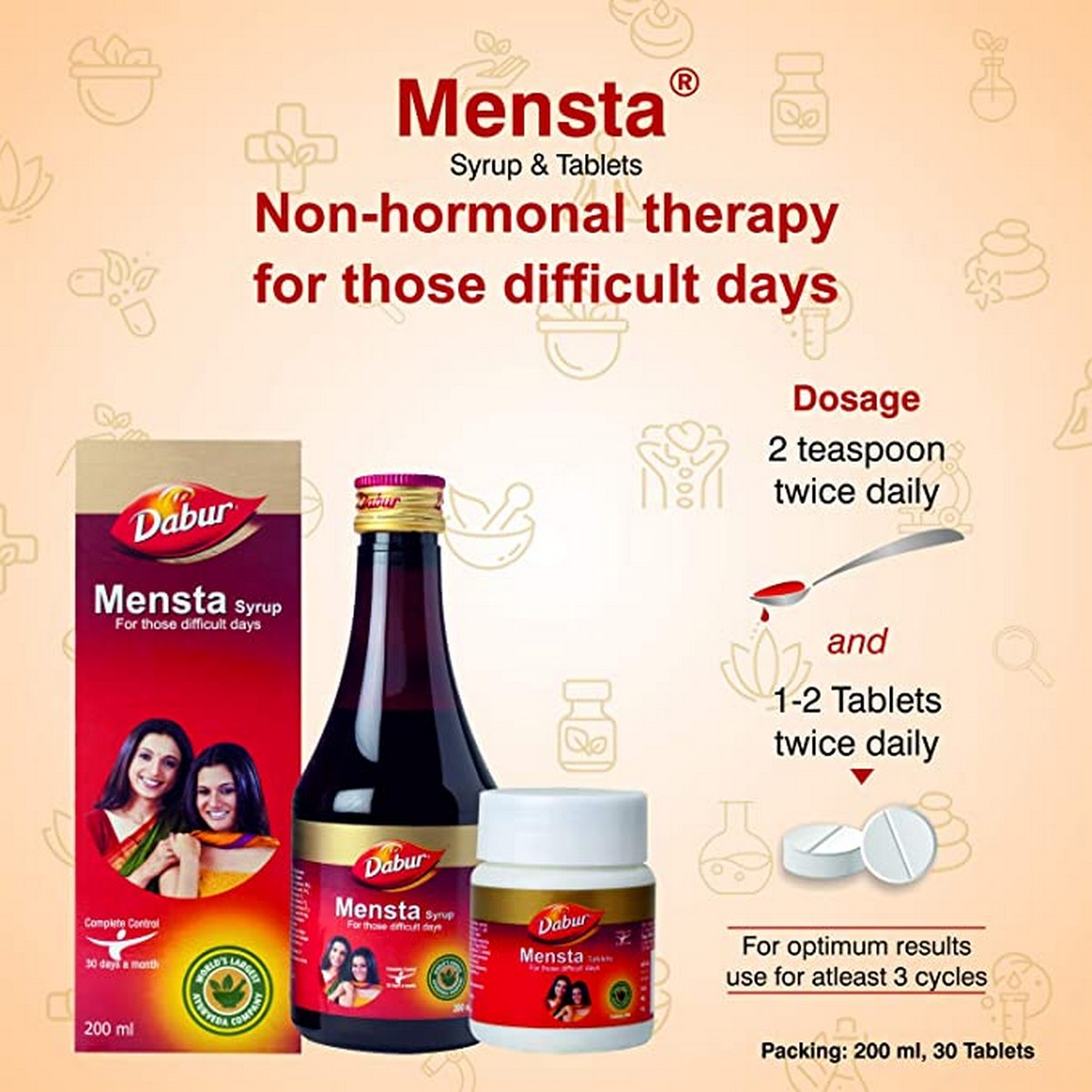 Dabur Mensta Syrup (200 ml)