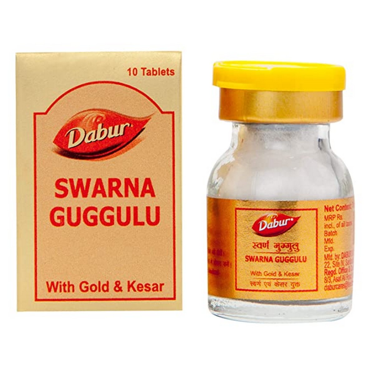 Dabur Swarna Guggulu Gold (10 Tablets)