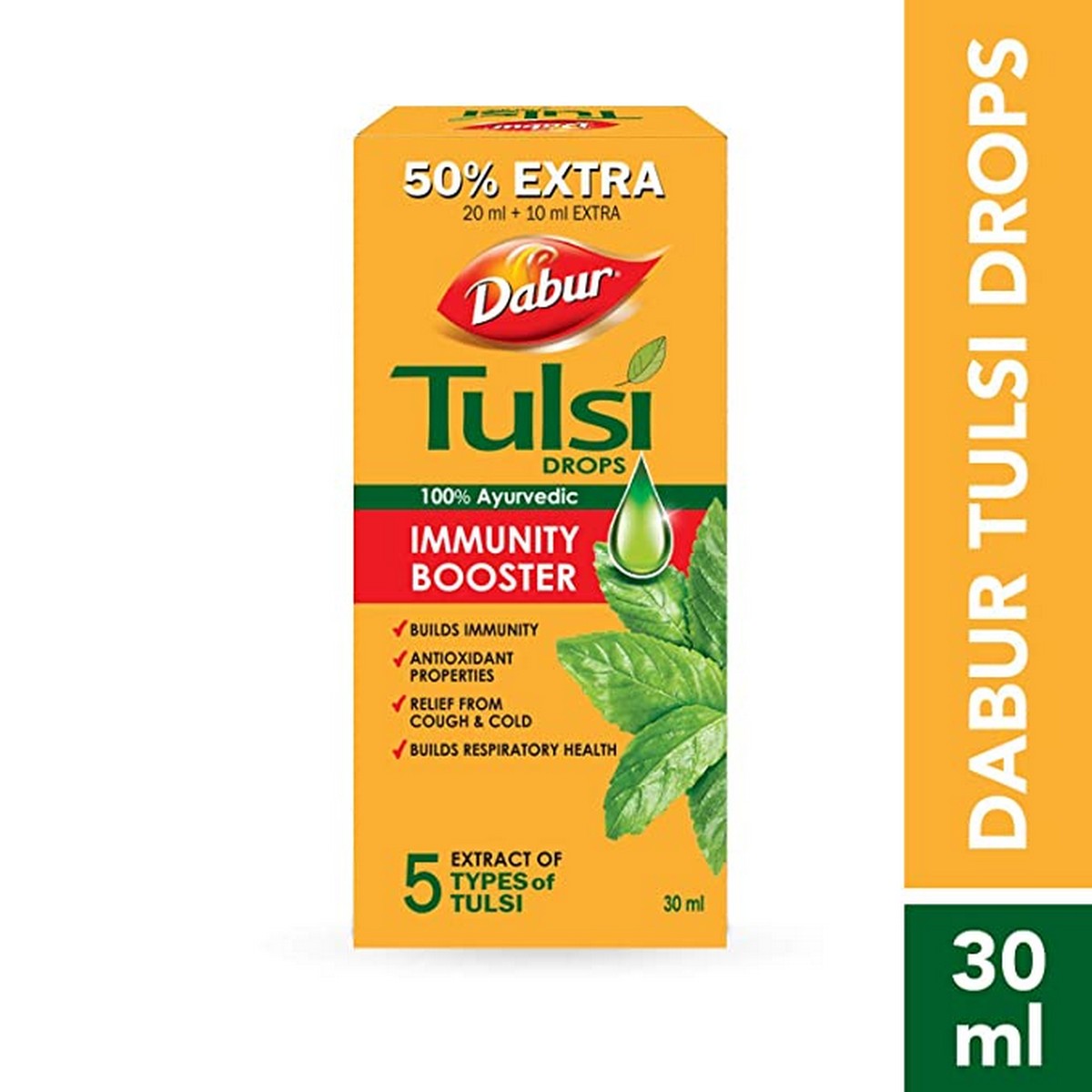 Dabur Tulsi Drops (20 ml +10 ml Free)