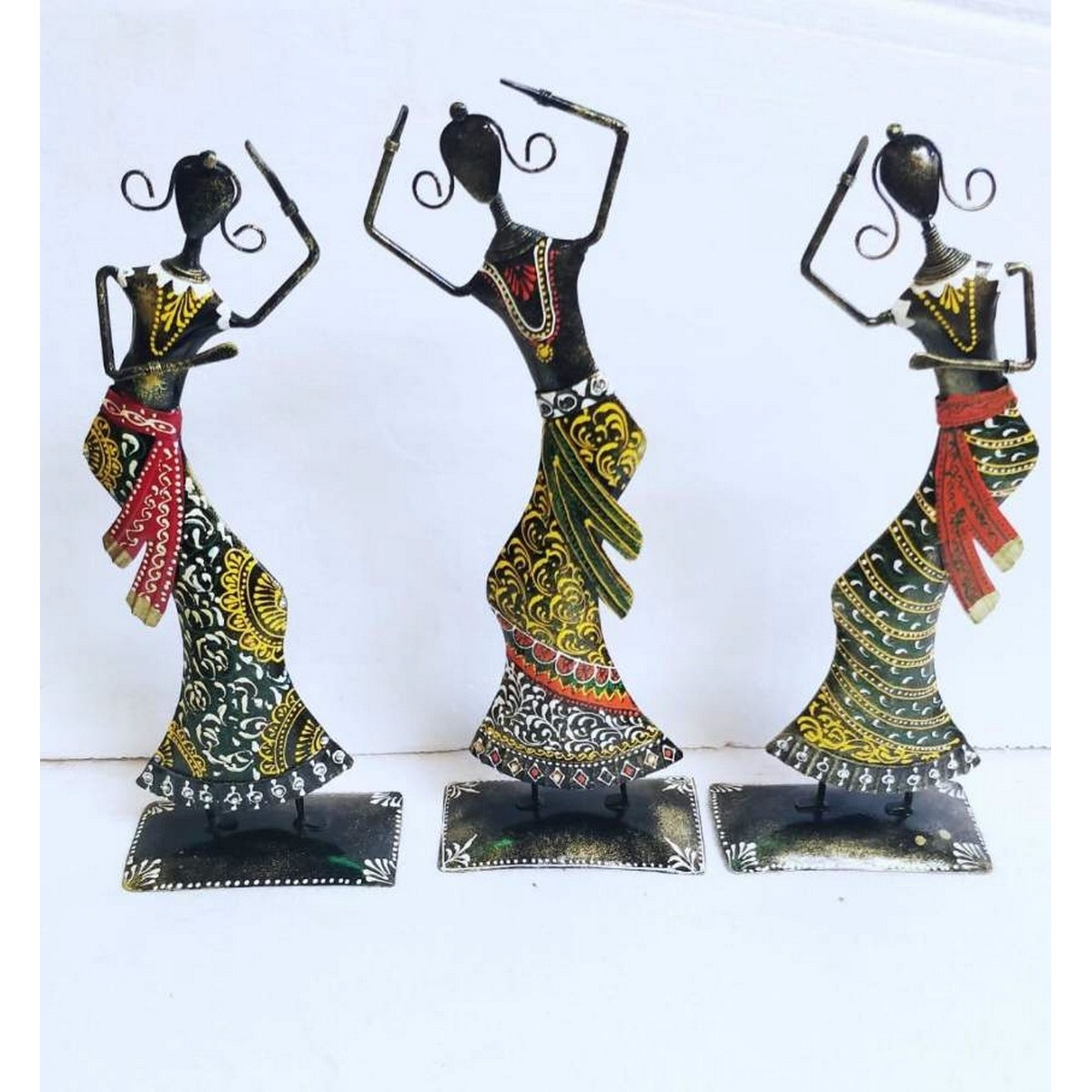 Set of 3 Dancing Lady Table Top Decor