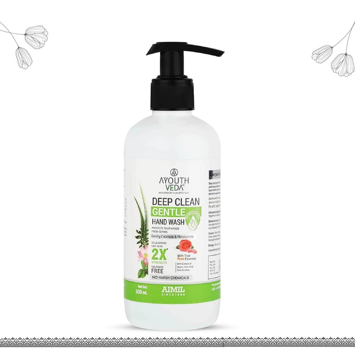 Ayouthveda Deep Clean Gentle Hand Wash (Set of 2)