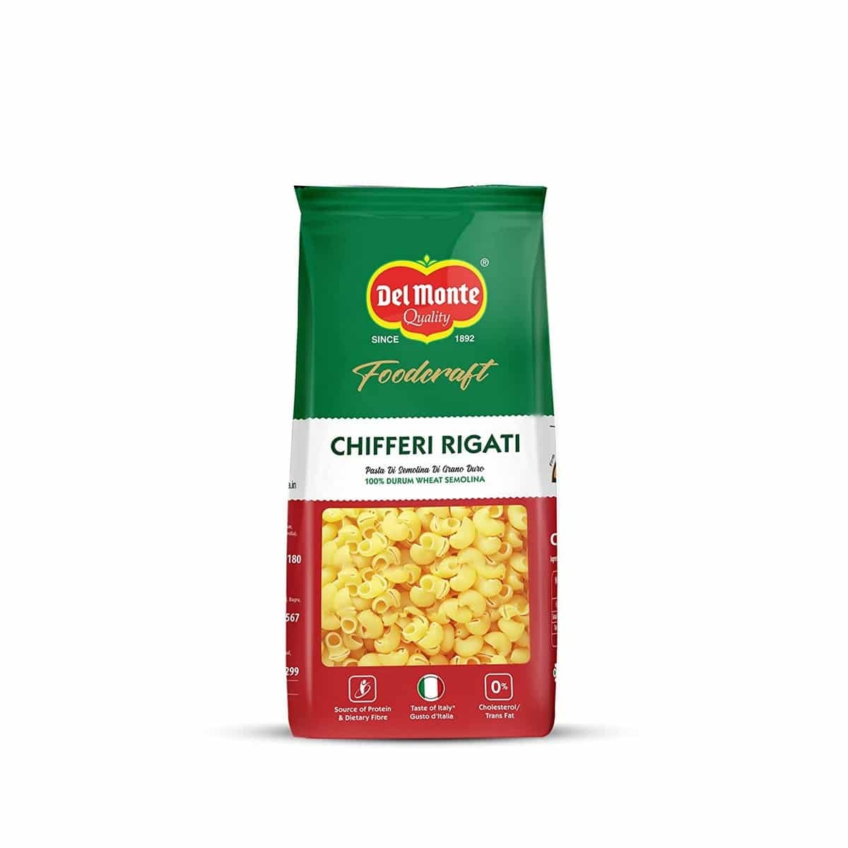 Del Monte Foodcraft Chifferi Rigati Pasta (1 kg)