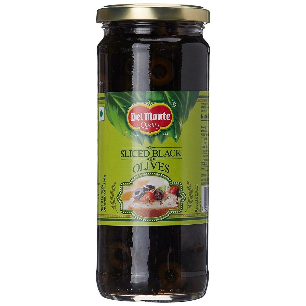 Del Monte Olives Black Sliced (450 grams)