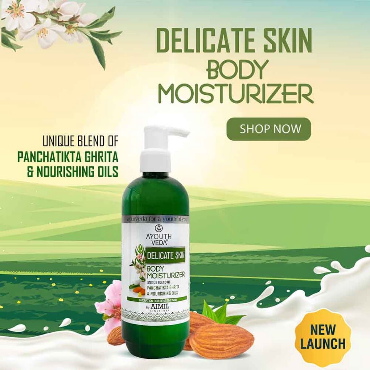 Delicate Skin Body Moisturizer (300ml)