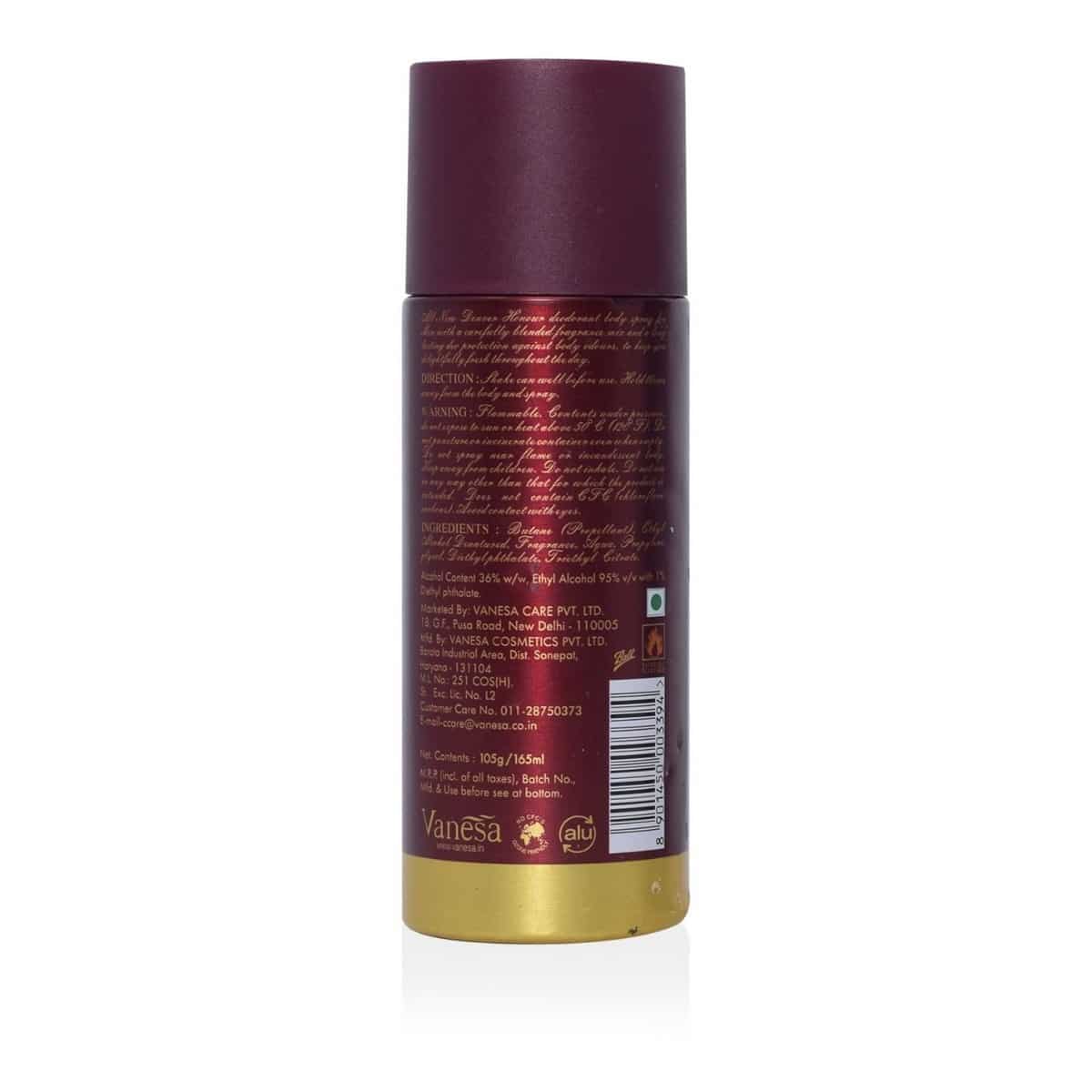 Denver Hamilton Honour Body Spray (165 ml)Â 