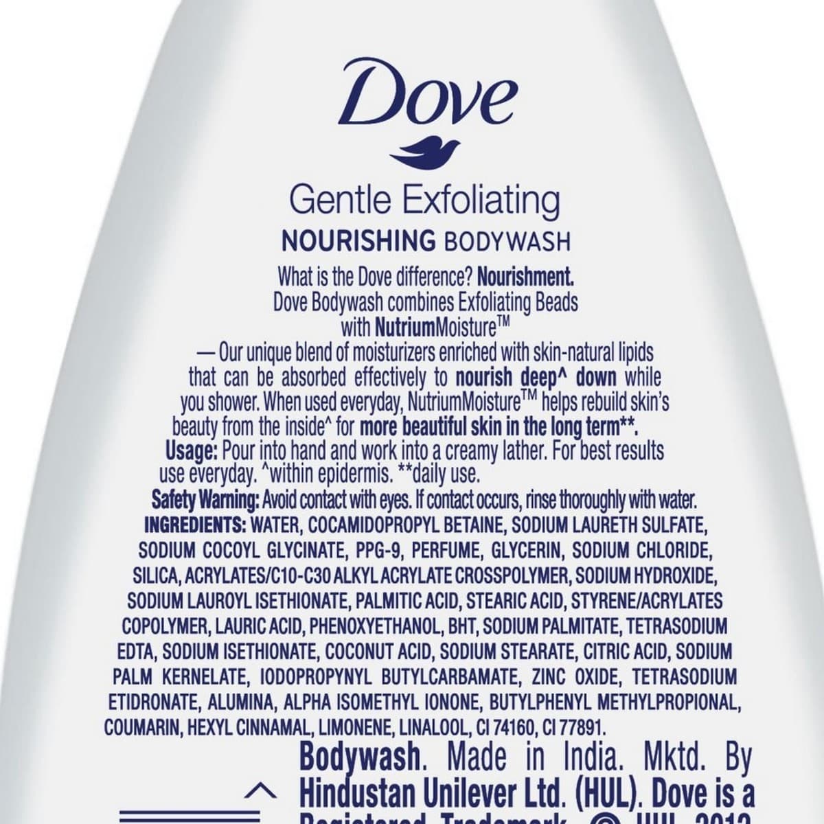 Dove Gentle Exfoliating Body Wash (190 ml)