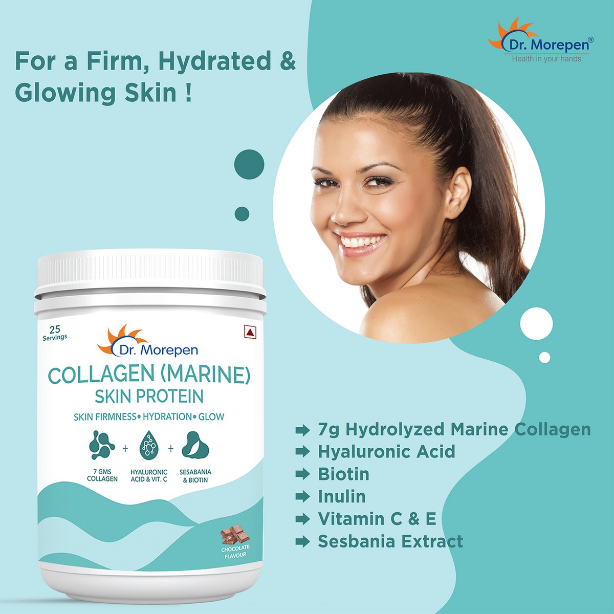 Dr. Morepen Marine Collagen Skin Protein (Pack of 2)