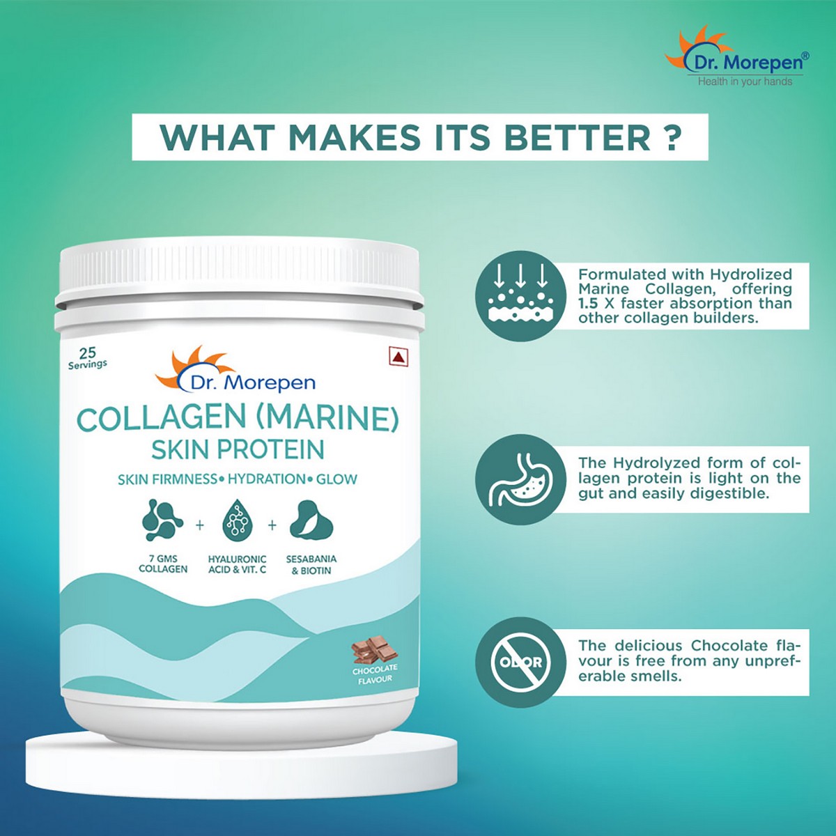Dr. Morepen Marine Collagen Skin Protein (Pack of 2)
