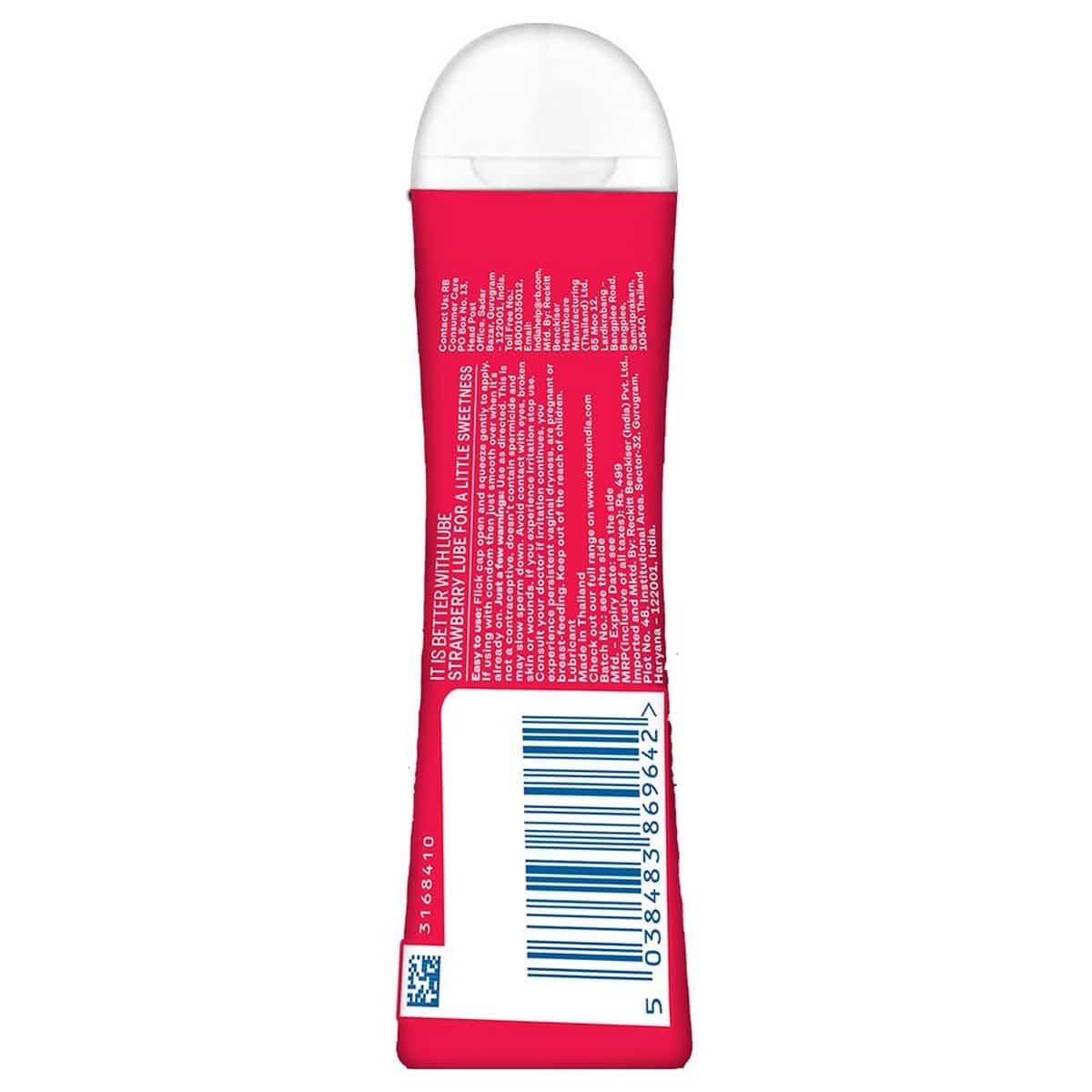 Durex Lube Strawberry Lubricant Gel (50ml)