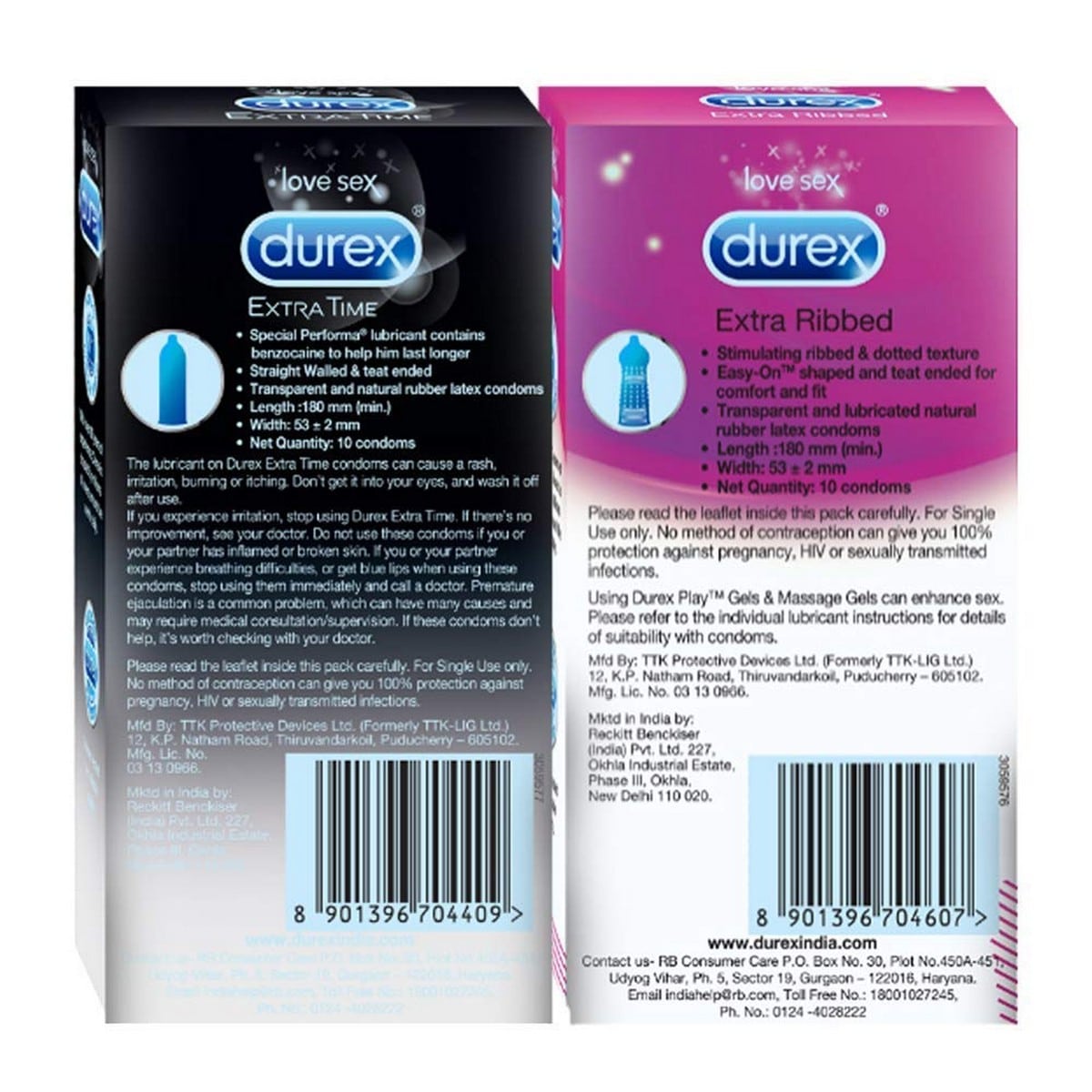 Durex Multi-Pack Condoms (Pack of 2)