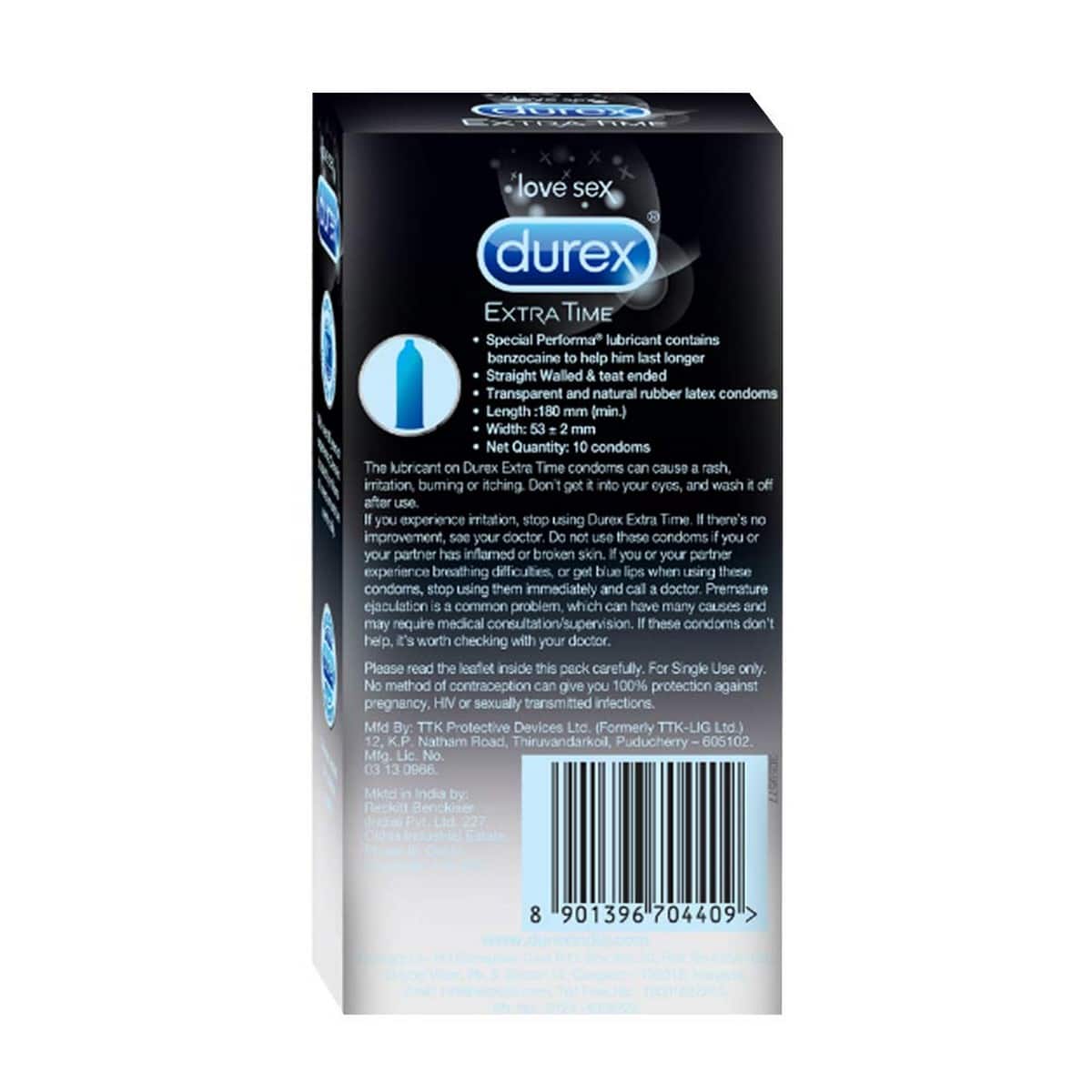 Durex Mutual Climax & Extra Time Condoms (20 N)