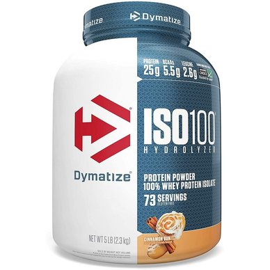 Dymatize Nutrition 100% Whey Protein Isolate, Cinnamon Bun (2.3 Kg)