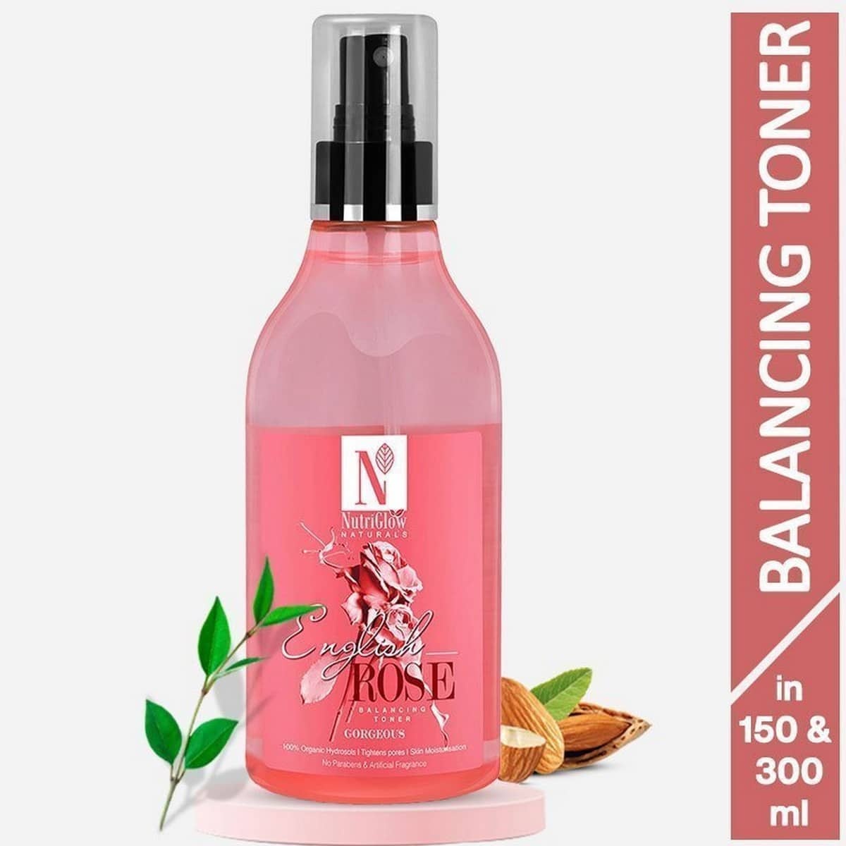 Nutriglow English Rose Balancing Toner (300 ml)