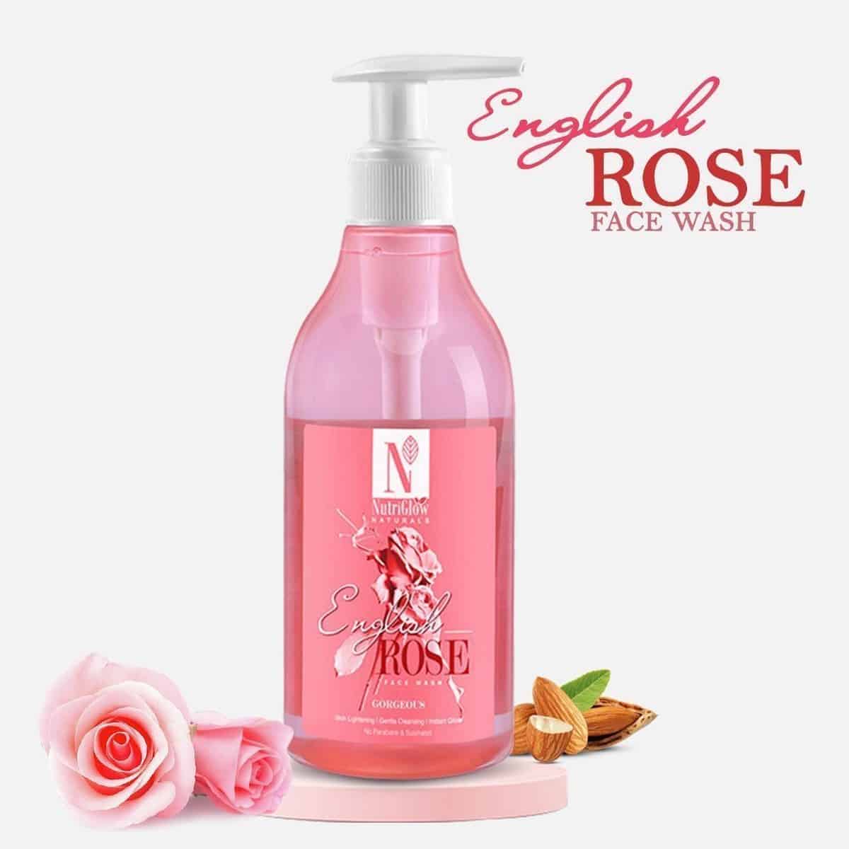 Nutriglow English Rose Face Wash + Toner (150 ml)