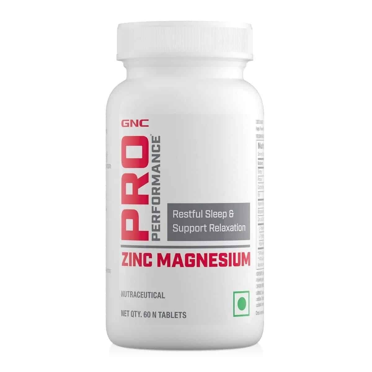 GNC Pro Performance Zinc Magnesium (60 Tablets)