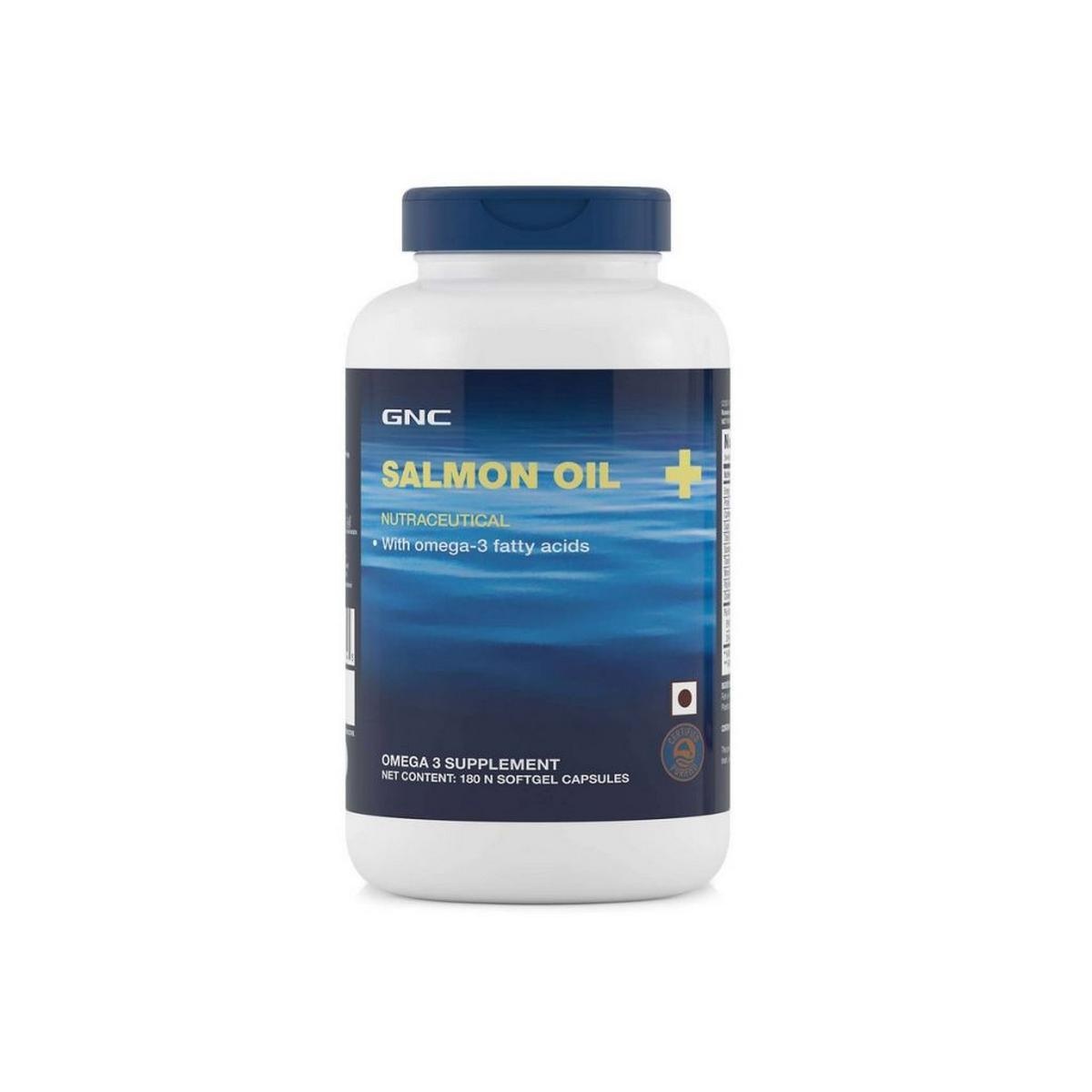 GNC Salmon Oil (180 Capsules)