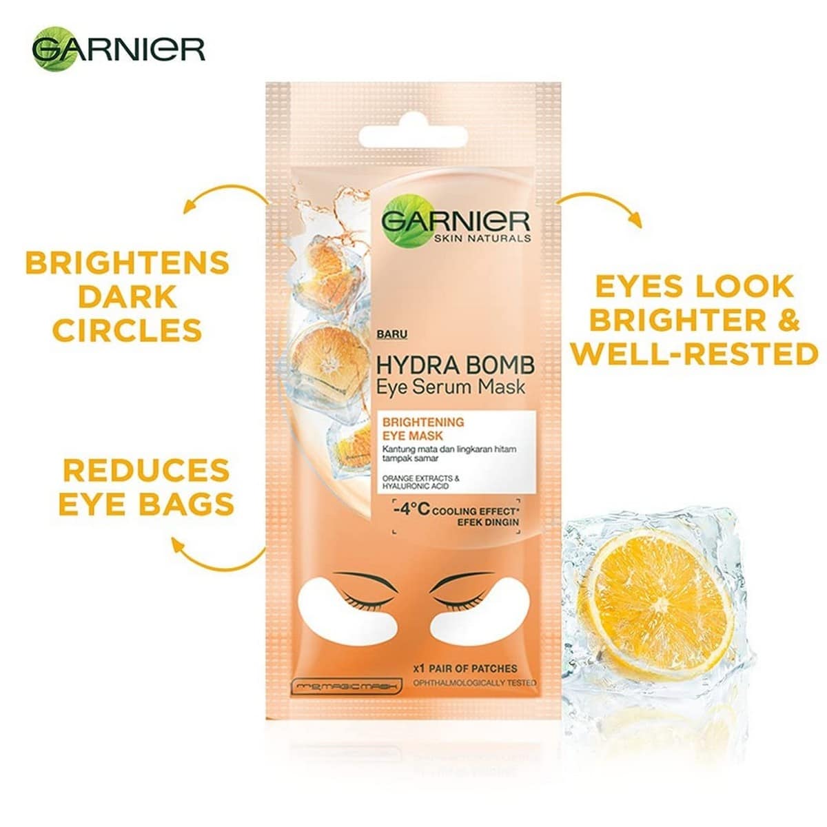 Garnier Hydra Bomb Eye Serum Mask Orange (6 grams)