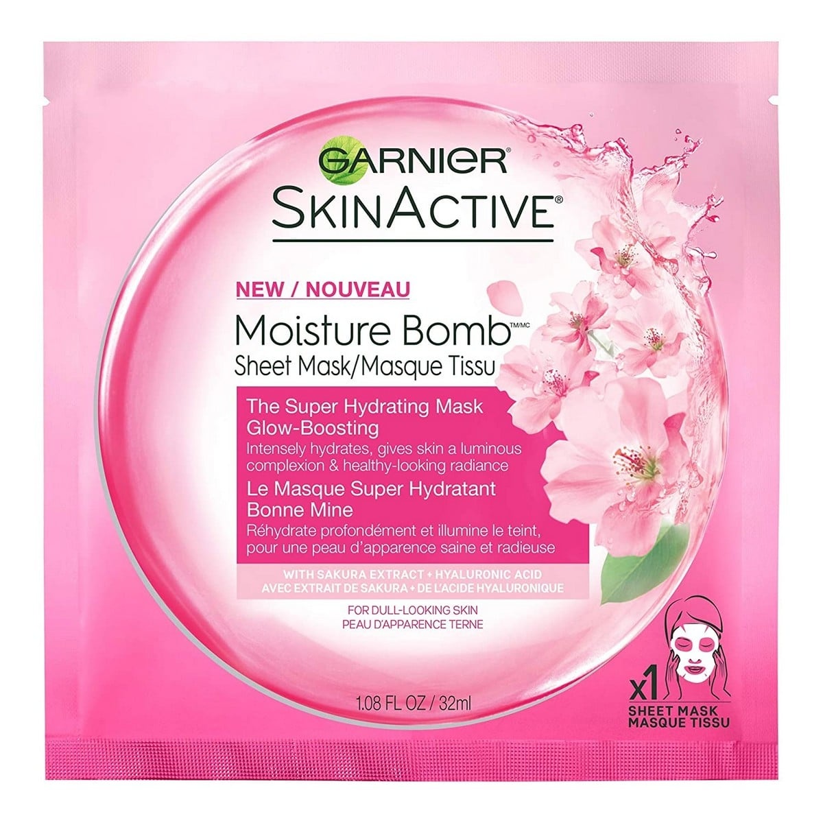 Garnier Moisture Bomb Mask Glow-boosting (32 ml)