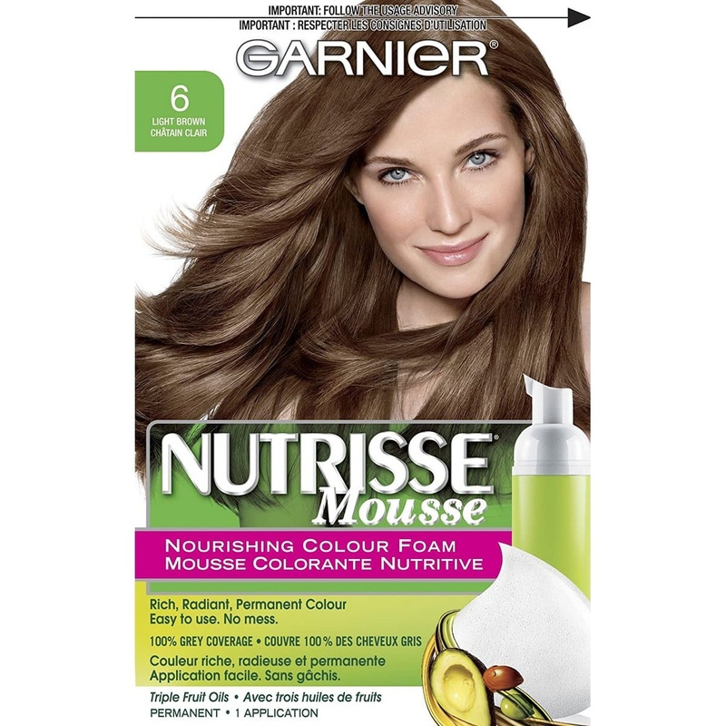 Garnier Nourishing Color Foam Light Brown (245 grams)