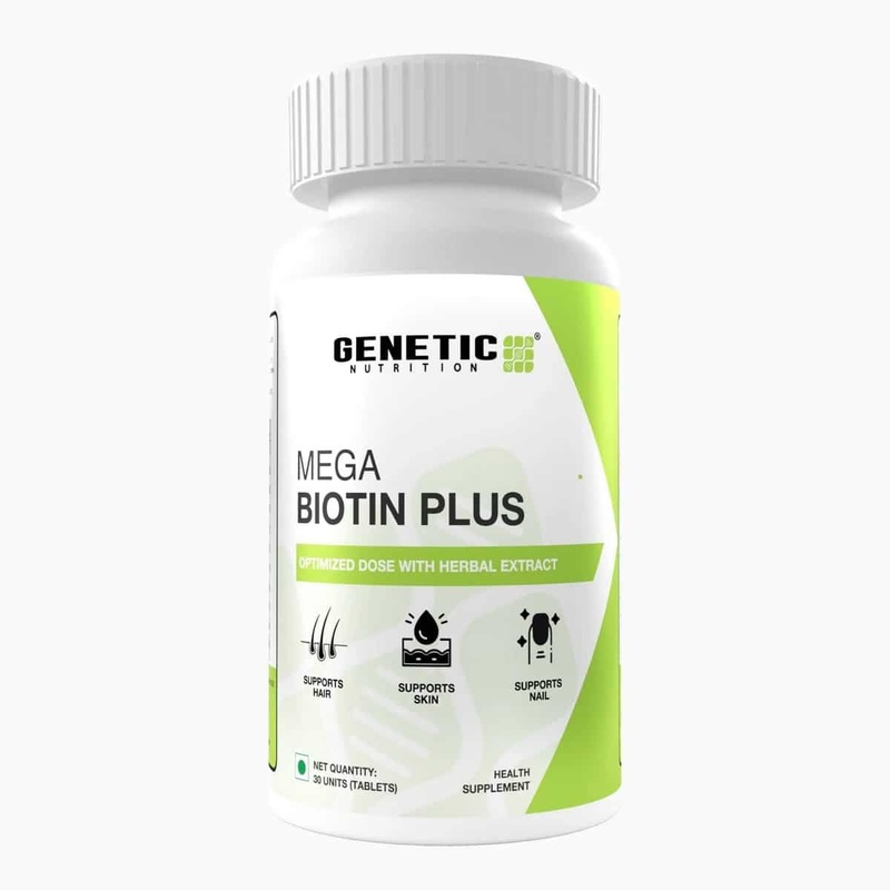 Genetic Nutrition Mega Biotin Plus (30 Caps)