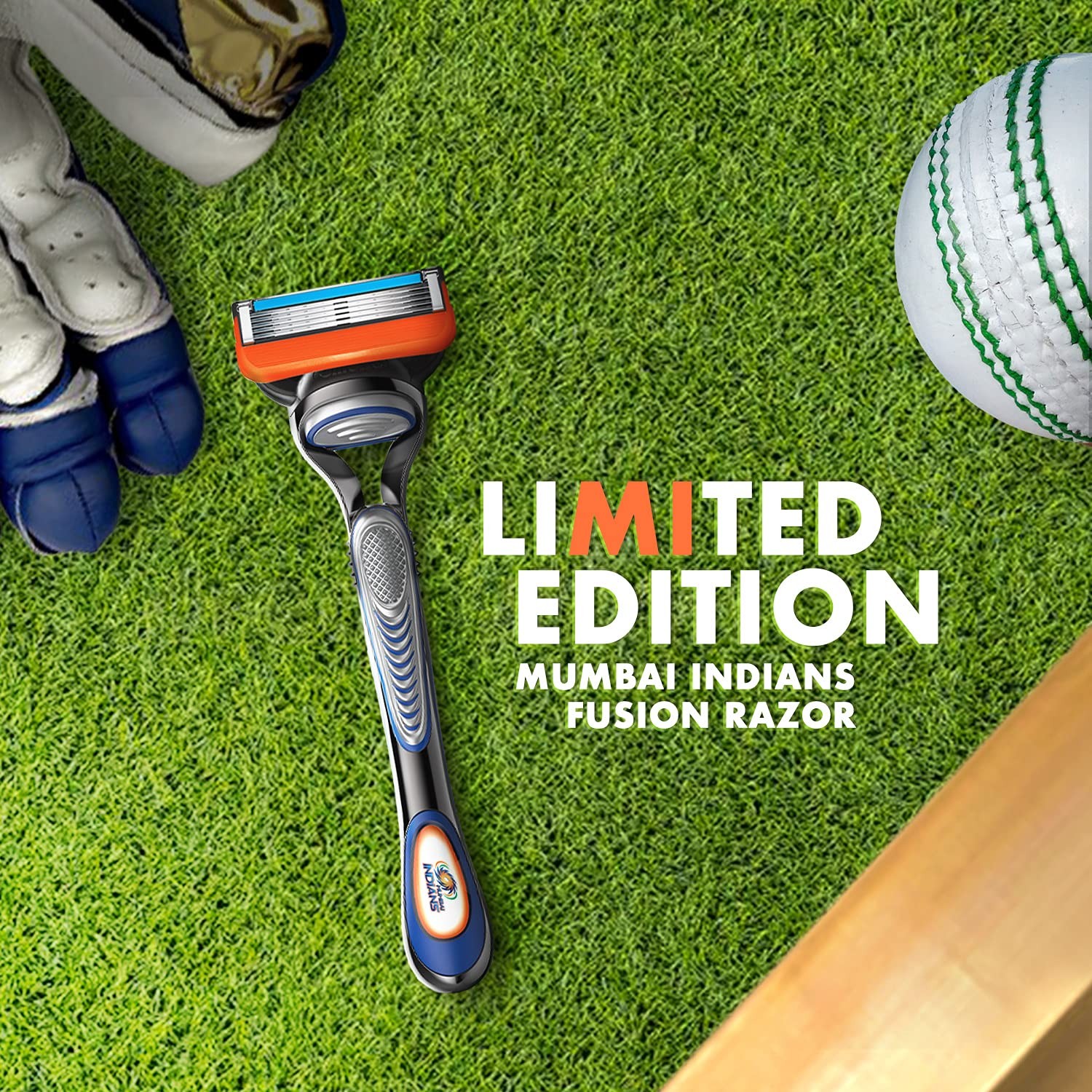 Gillette Mumbai Indians Limited Edition Fusion Razor