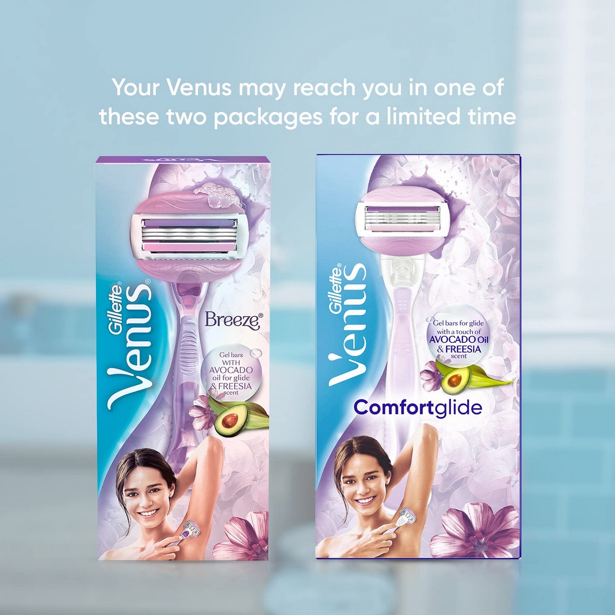 Gillette Venus Comfortglide Hair Removal Razor for Women