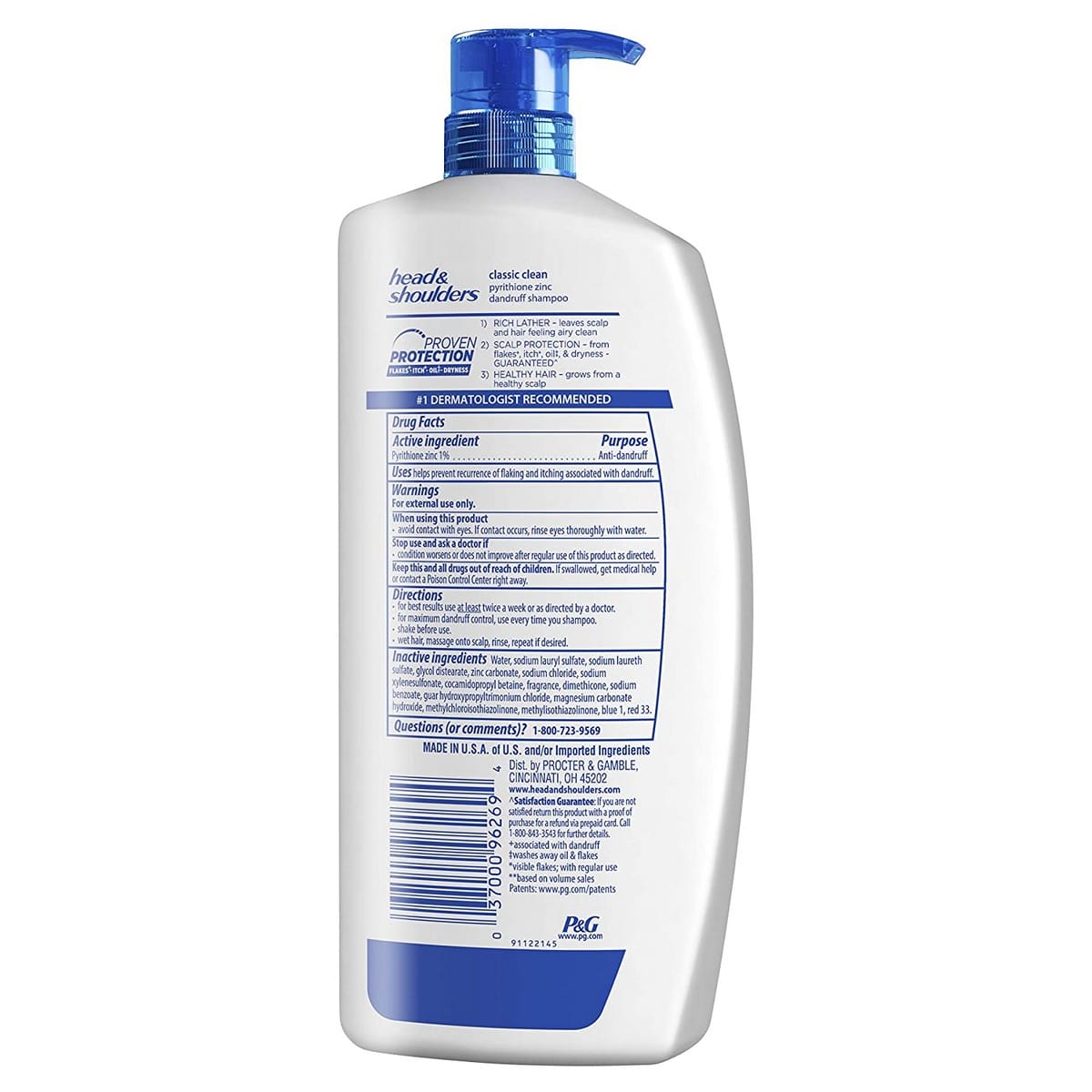 Head & Shoulders Classic Clean Anti-dandruff Shampoo (950 ml)