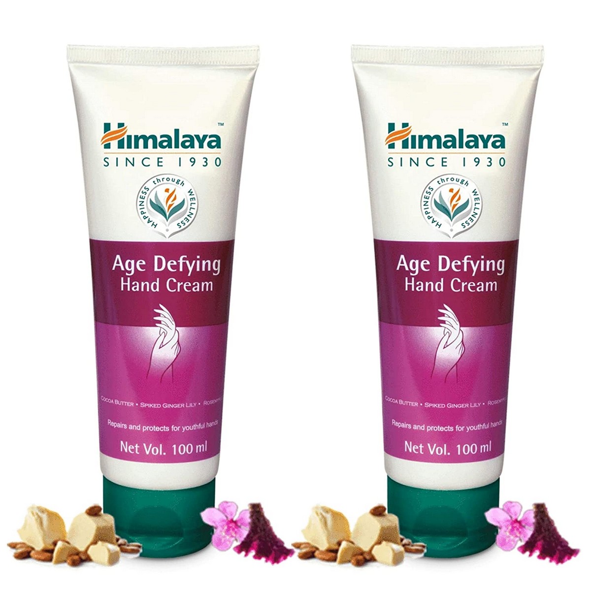 Himalaya Herbal Age Defying Hand Cream (100 ml Pack Of 2)