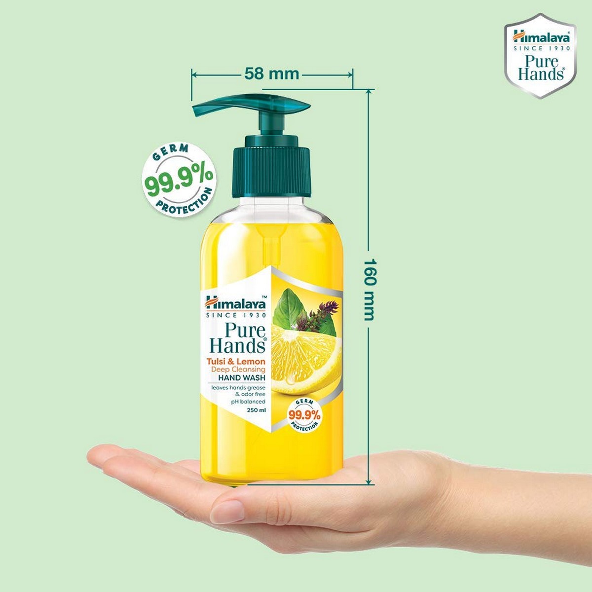 Himalaya Pure Hands Deep Cleansing Tulsi and Lemon Pump (250 ml)