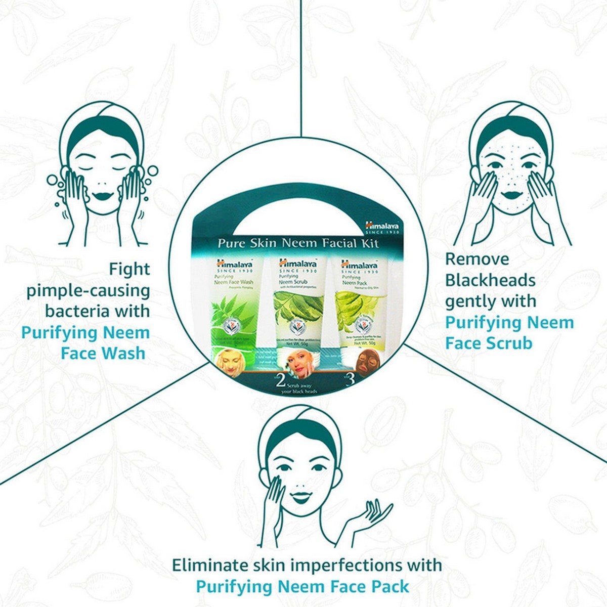 Himalaya Pure Skin Neem Facial Kit