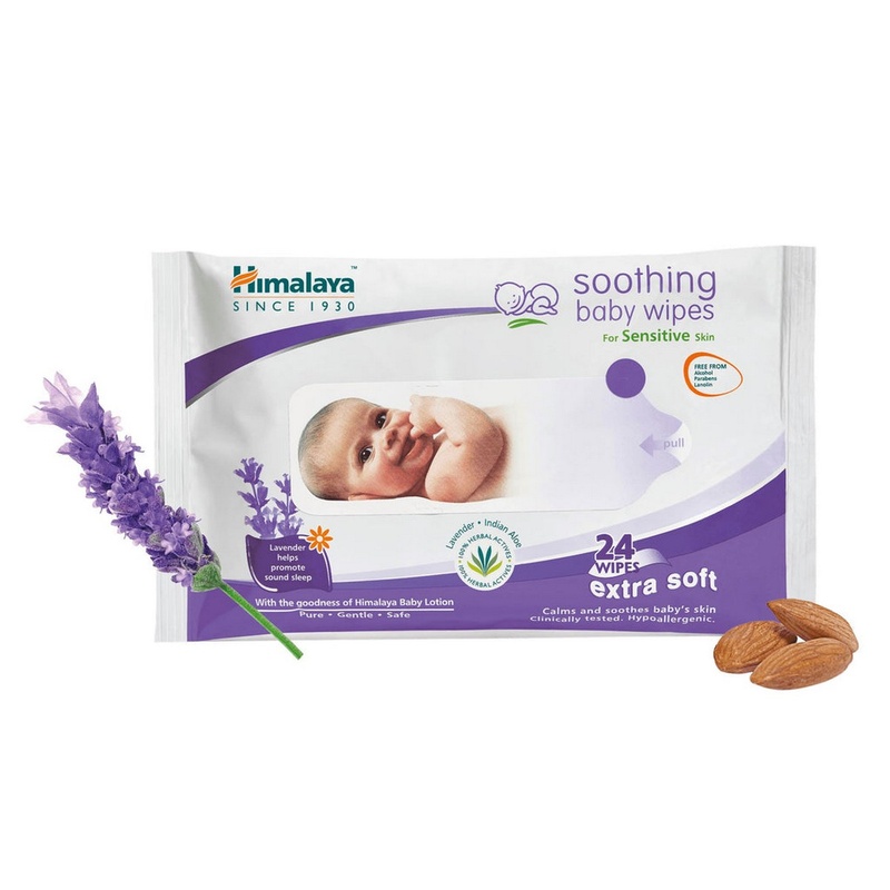 Himalaya Soothing Baby Wipes (72 wipes)