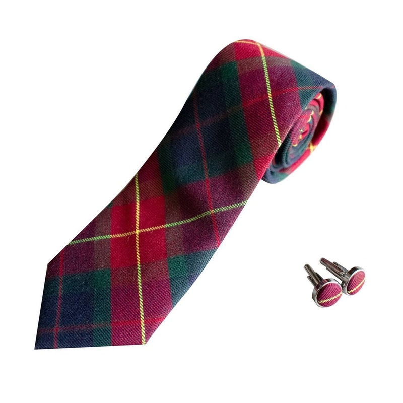 Himalayan Knot Pokhari Row Tie And Cufflinks