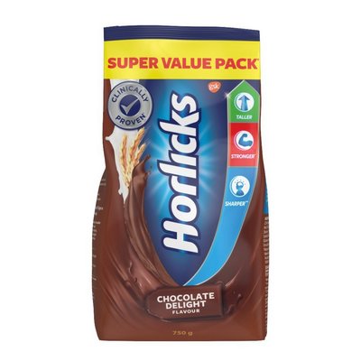 Horlicks Women's Plus Chocolate Jar (400 gm) Horlicks Health & Nutrition Drink - (750 gm) Refill Pack