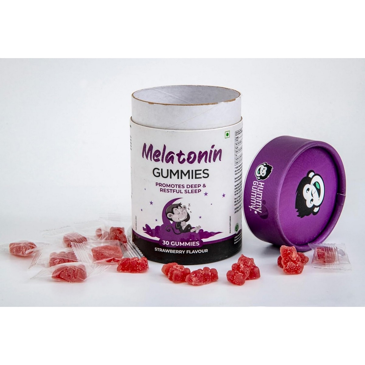 Hummy Gummy Melatonin Gummies for Sleep with Nerve Relaxation (30 Gummies)