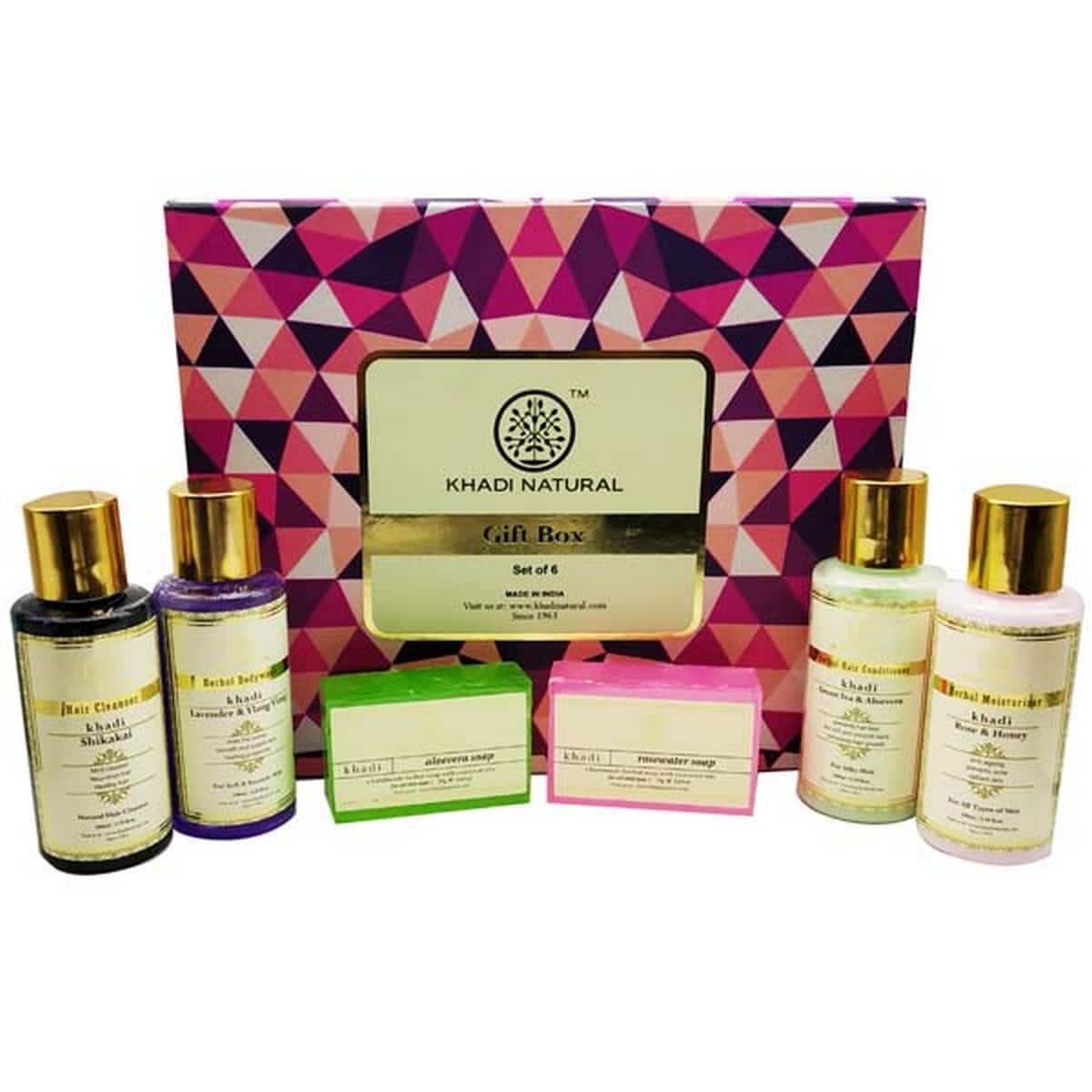 Khadi Natural Gift Box (Set Of 6)