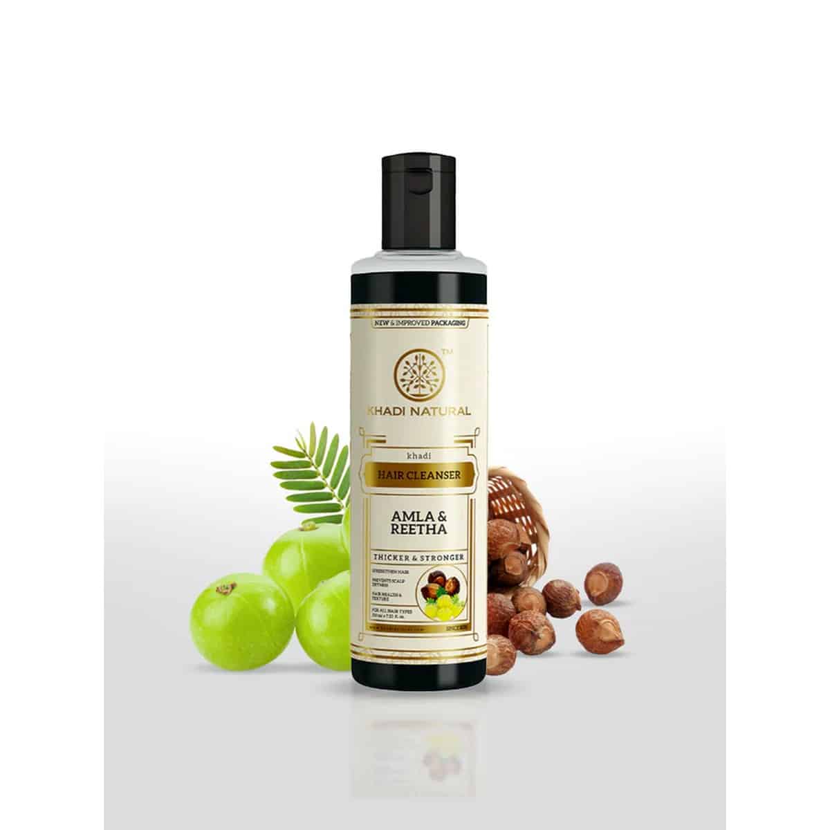 Khadi Natural Herbal Amla & Reetha Hair Cleanser (210 ml)