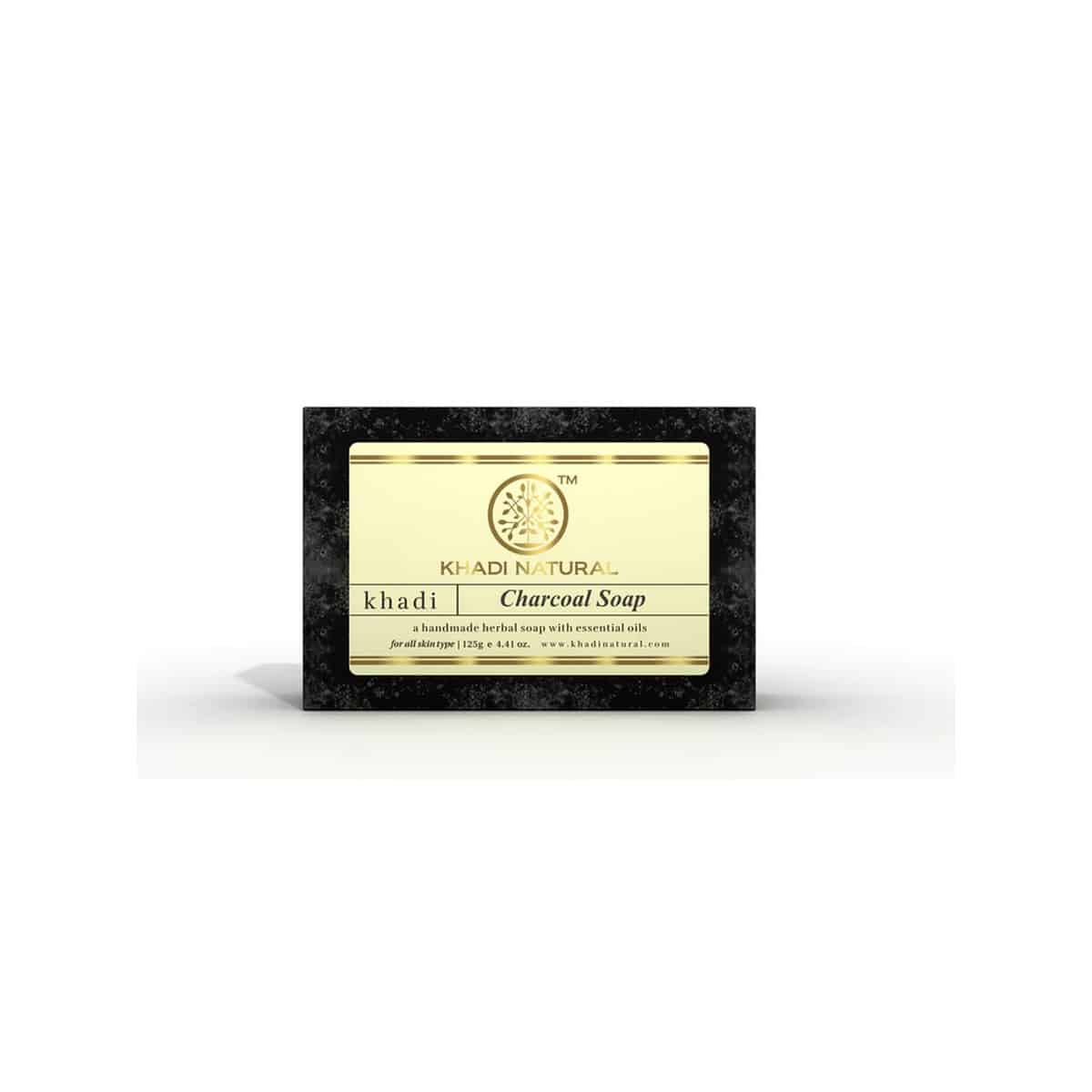 Khadi Natural Herbal Charcoal Soap (125g)
