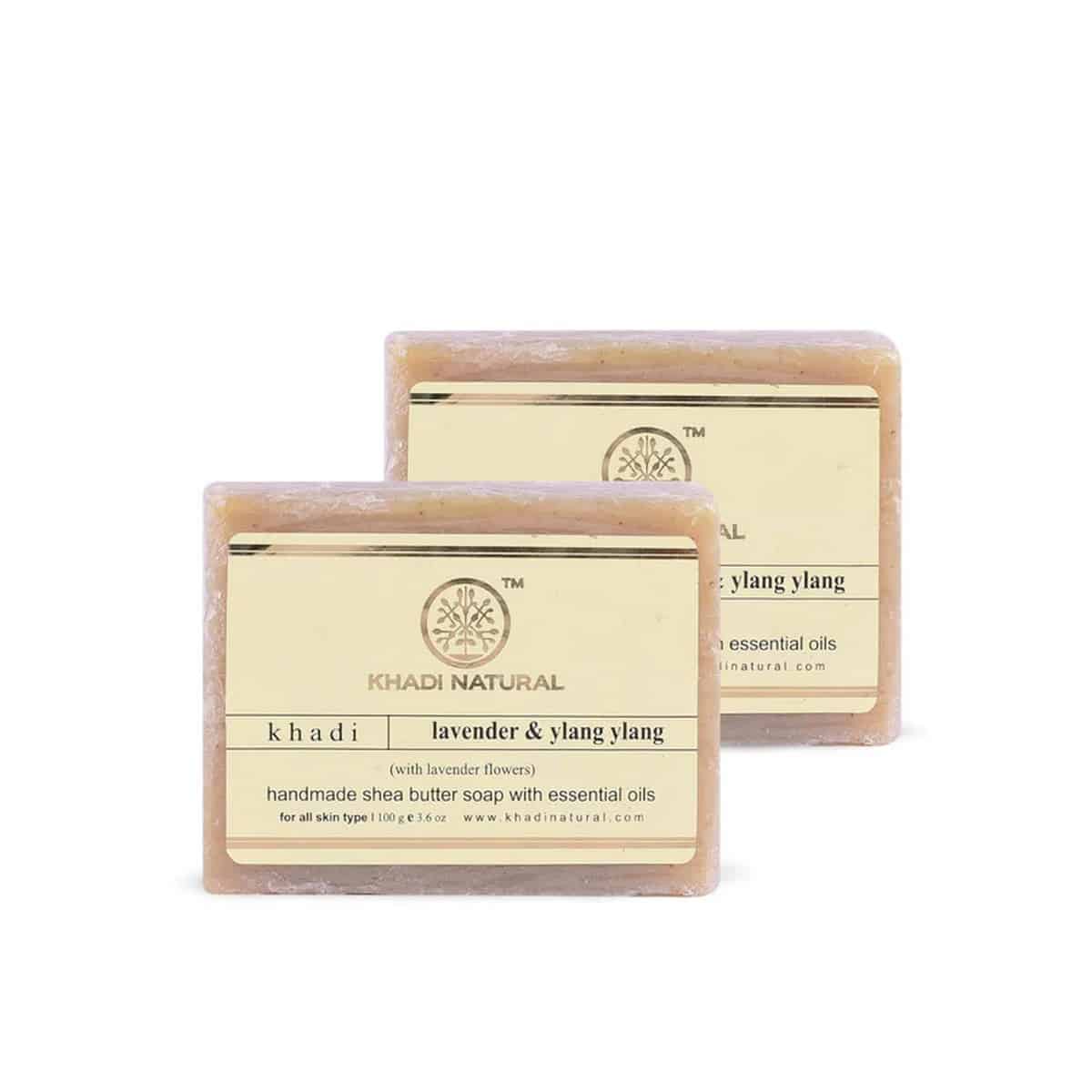 Khadi Natural Lavender And Ylang Ylang Soap (100g)