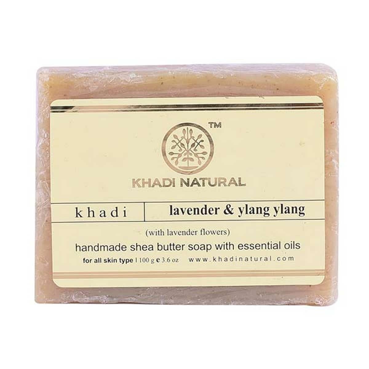 Khadi Natural Lavender And Ylang Ylang Soap (100g)