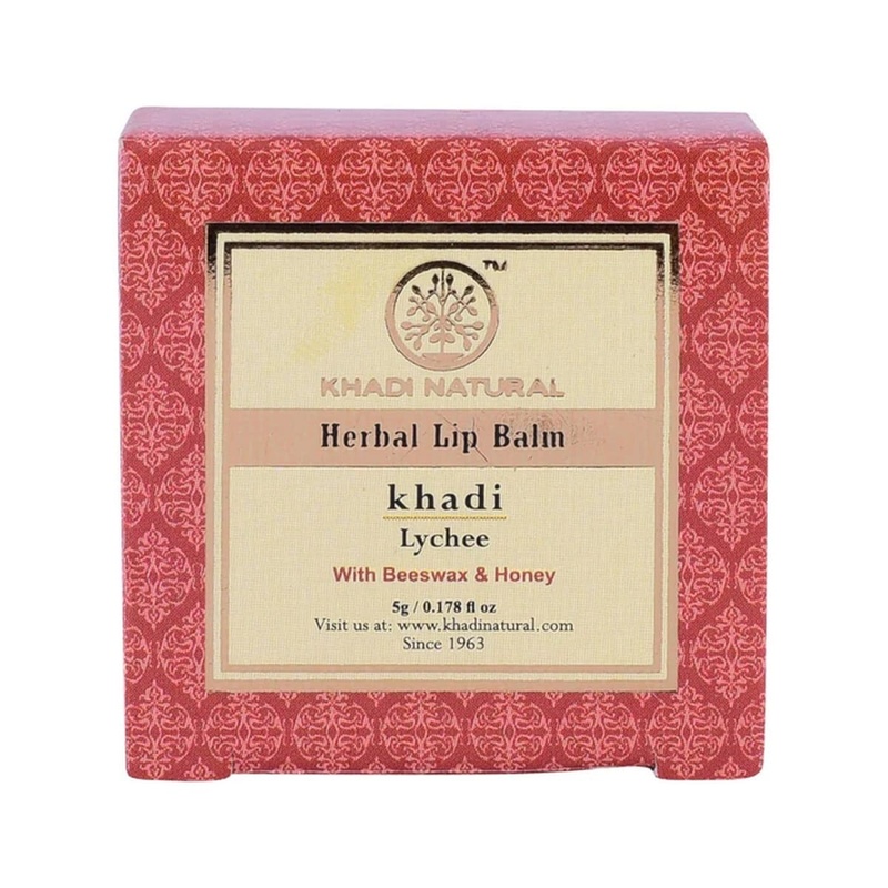 Khadi Natural Lychee Lip Balm (5 g)