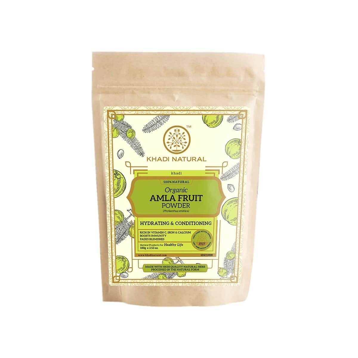 Khadi Natural Organic Shikakai Leaf Powder (100 g)