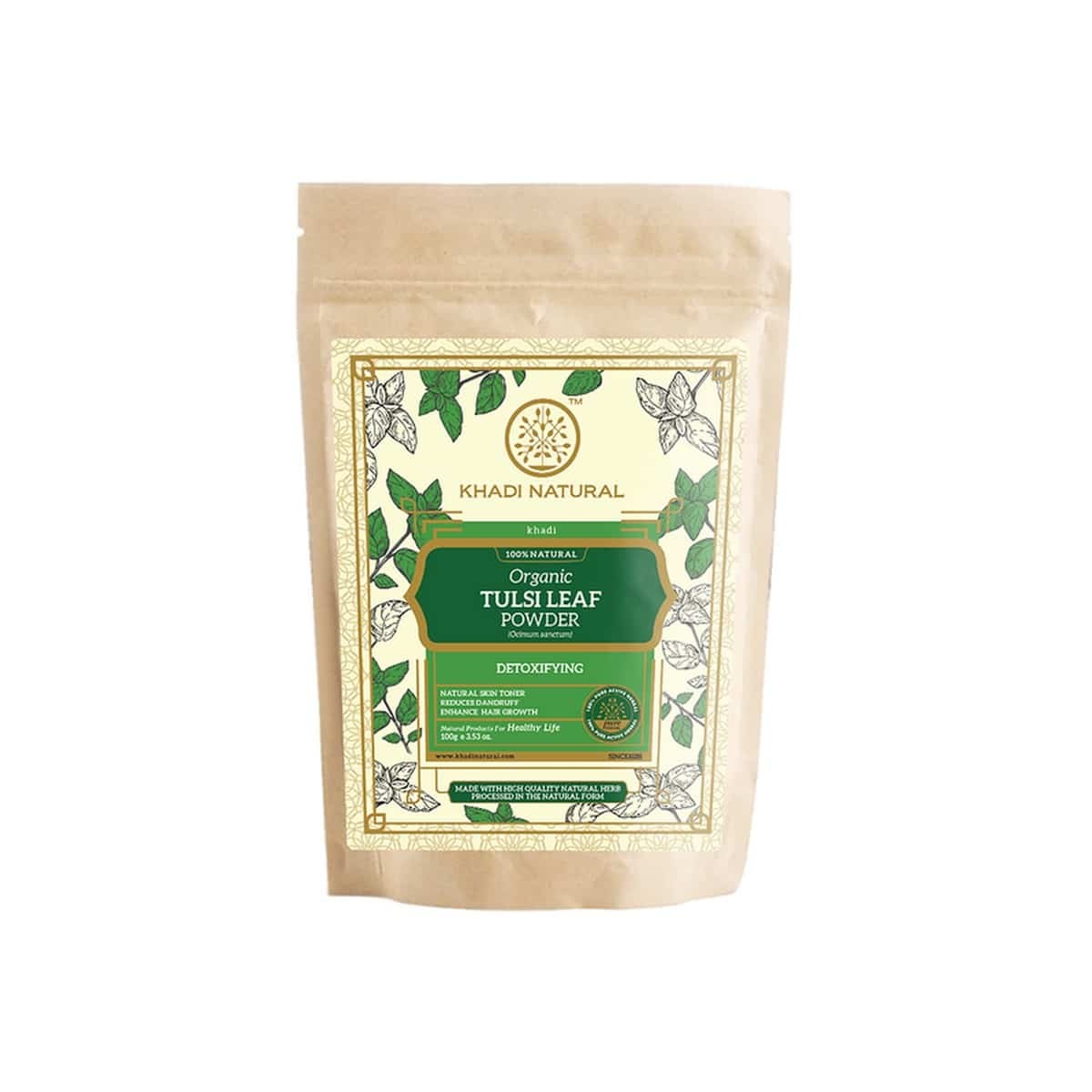 Khadi Natural Organic Tulsi Leaf Powder (100 g)