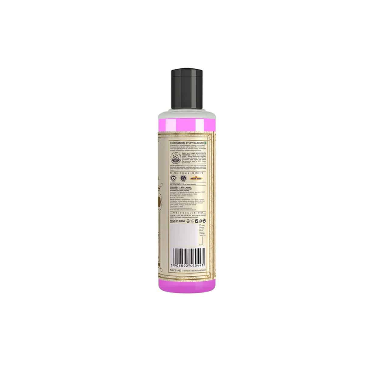Khadi Natural Rose & Honey Body Wash (210 ml)