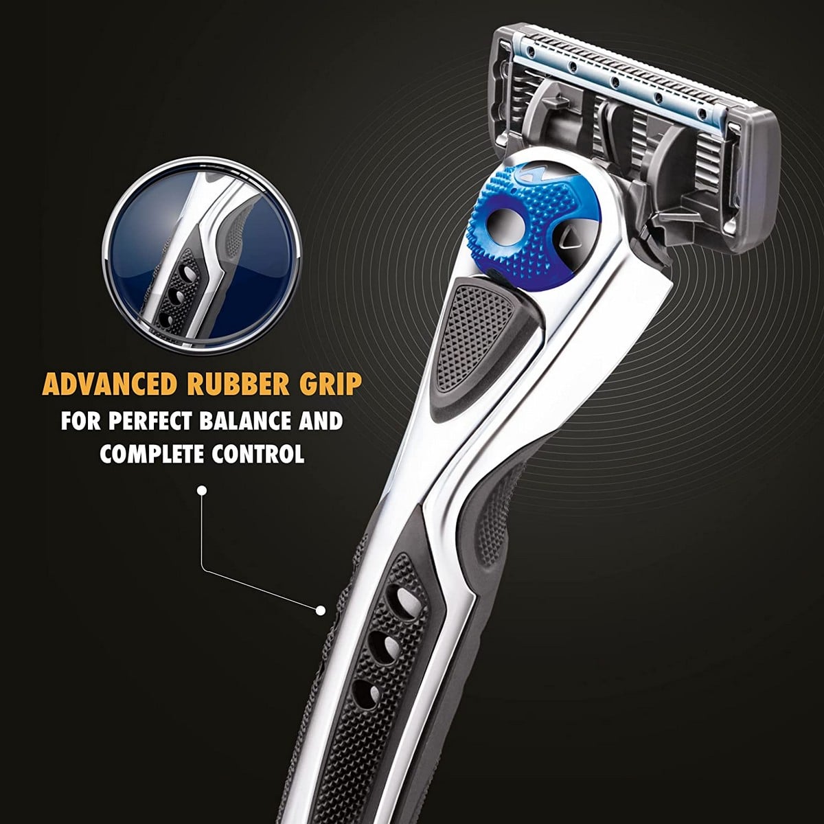 Kloze Advance 5 Shaving Razor For Men With 5 Blades + Trimmer Blade (2 Cartridges)